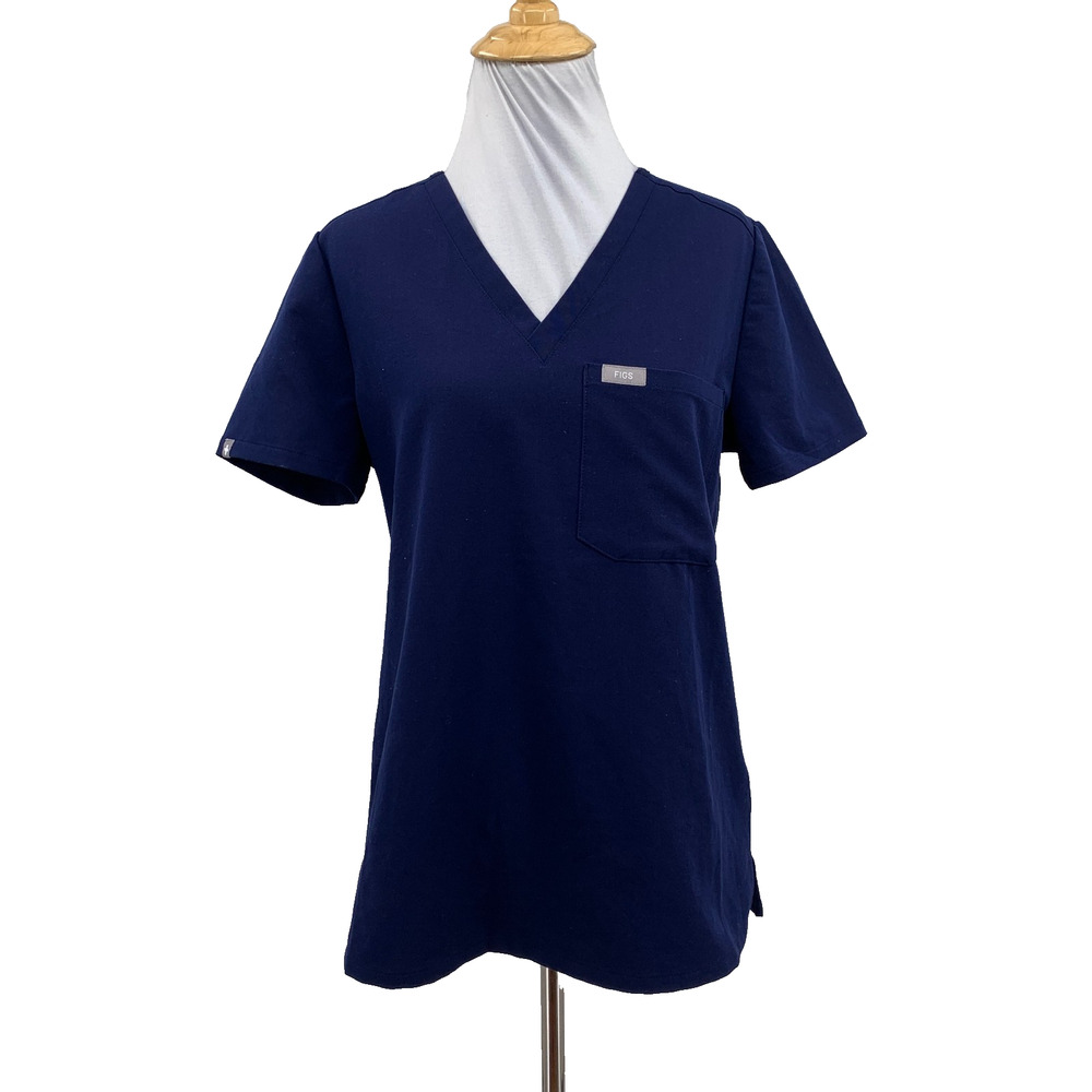 Figs Scrub Top Womens XS Extra Small Windsor Catarina One Pocket V Neck Tailored